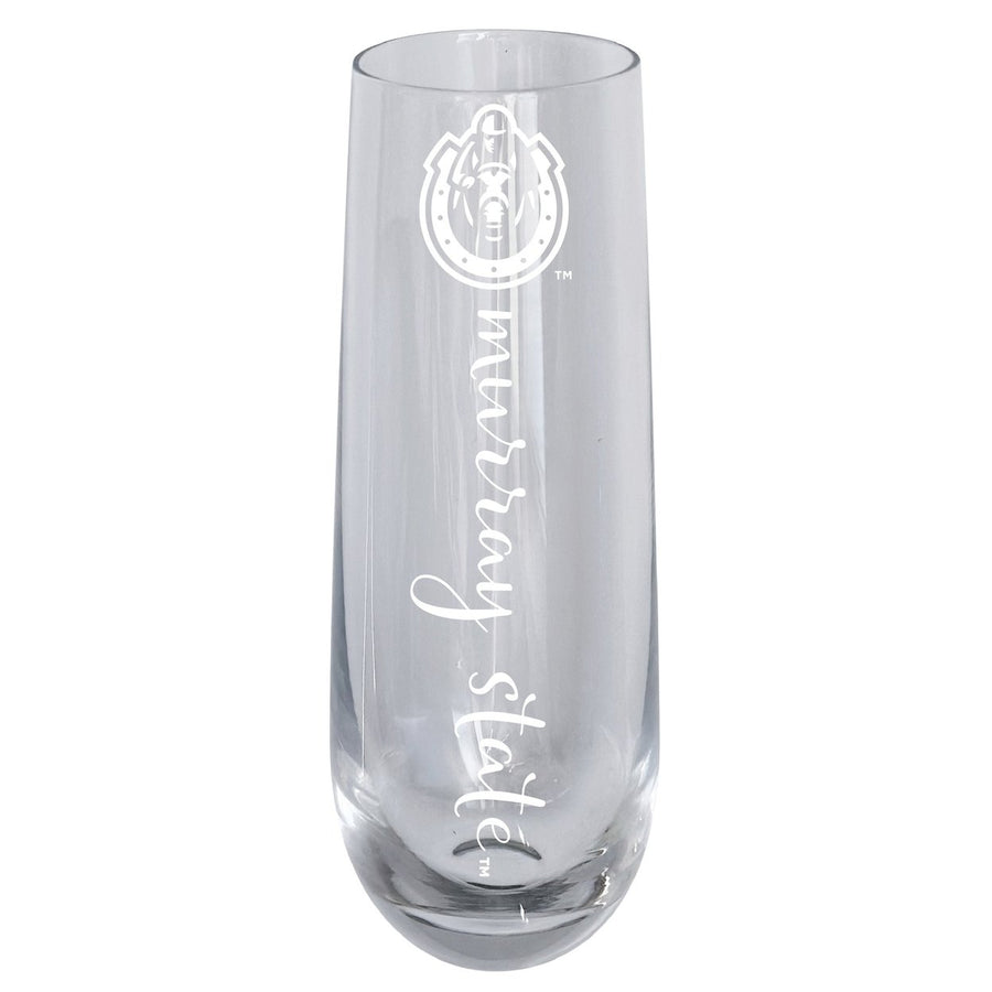 Murray State University 10oz Engraved Champagne Flute Officially Licensed Collegiate Product Image 1