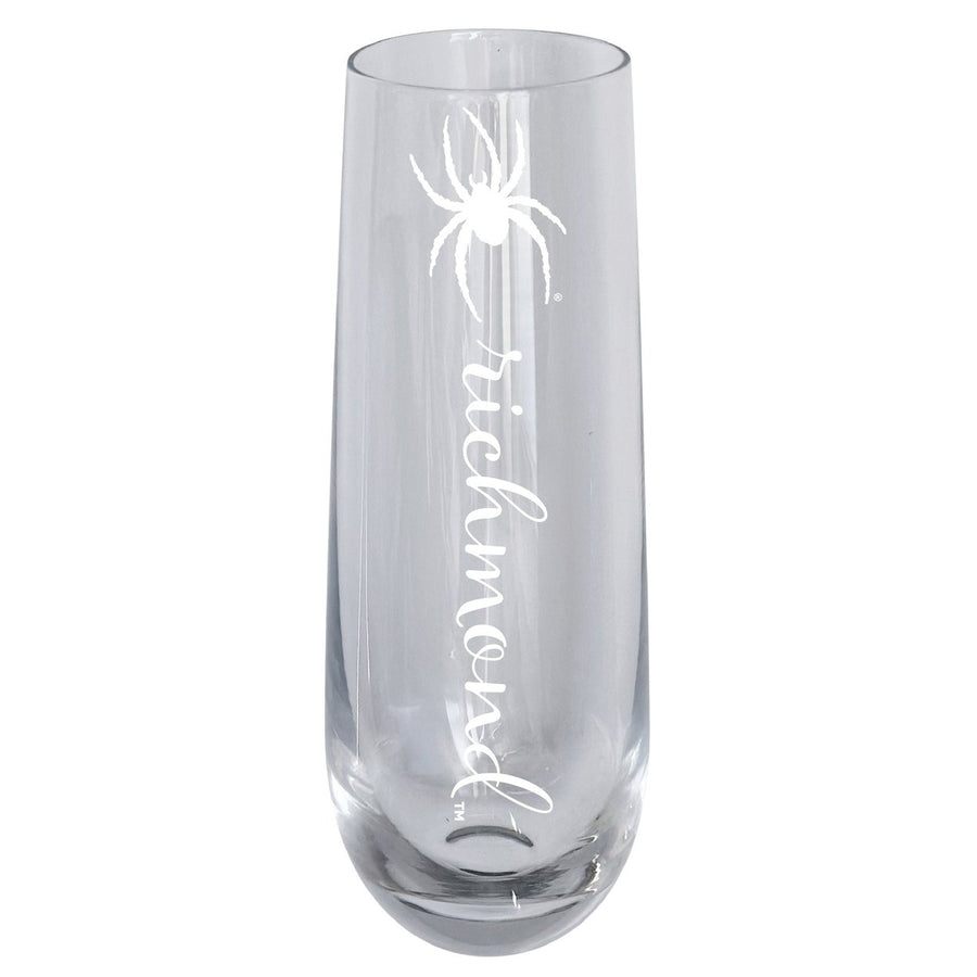 Richmond Spiders 10oz Engraved Champagne Flute Officially Licensed Collegiate Product Image 1