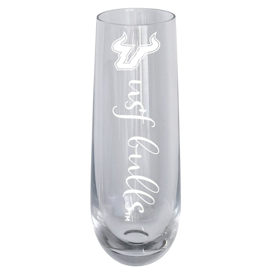 South Florida Bulls 10oz Engraved Champagne Flute Officially Licensed Collegiate Product Image 1