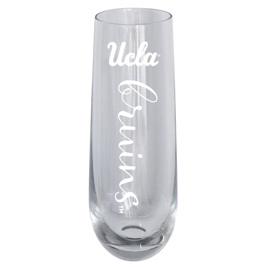 UCLA Bruins 10oz Engraved Champagne Flute Officially Licensed Collegiate Product Image 1