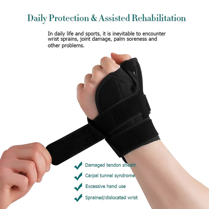 Wrist Thumb Support Brace for Tendonitis Arthritis Flexible Adjustable Comfortable Image 4