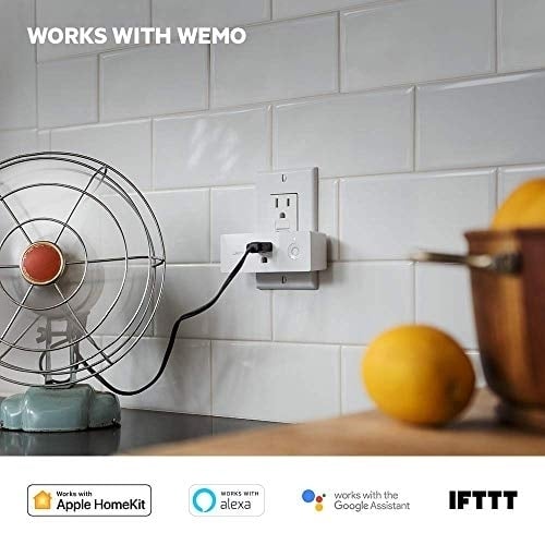 Wemo Mini Smart Plug Set: WiFi Enabled Compatible with Alexa Google Assistant and Apple HomeKit - 5 PACK- Image 2