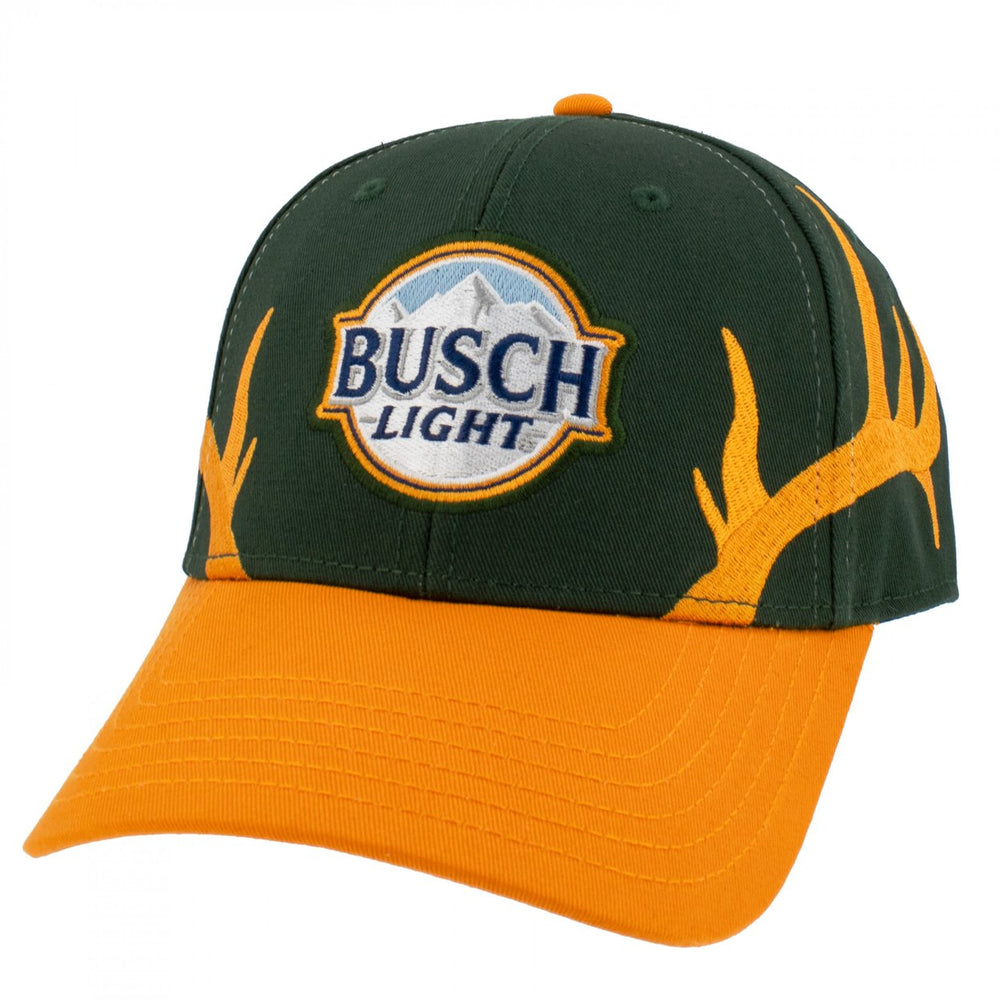 Busch Light Hunting Deer Antlers Adjustable Hat Image 2