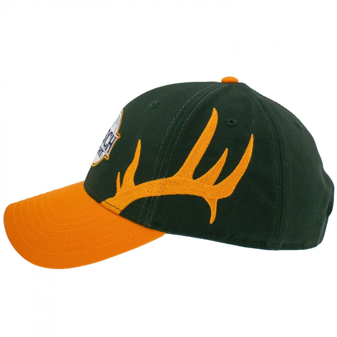 Busch Light Hunting Deer Antlers Adjustable Hat Image 4