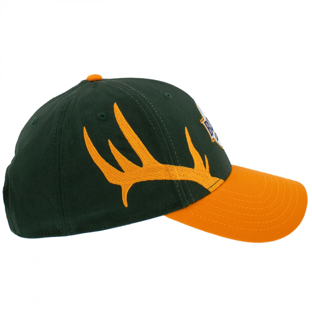 Busch Light Hunting Deer Antlers Adjustable Hat Image 4