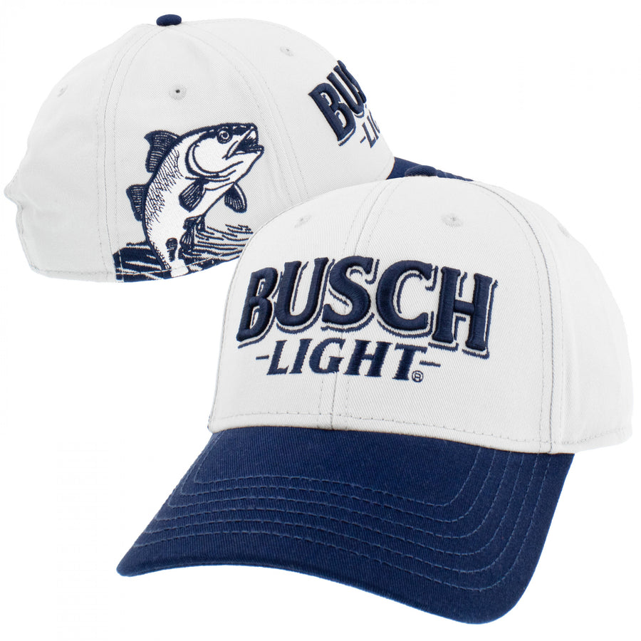 Busch Light Bass Fishing Adjustable Hat Image 1