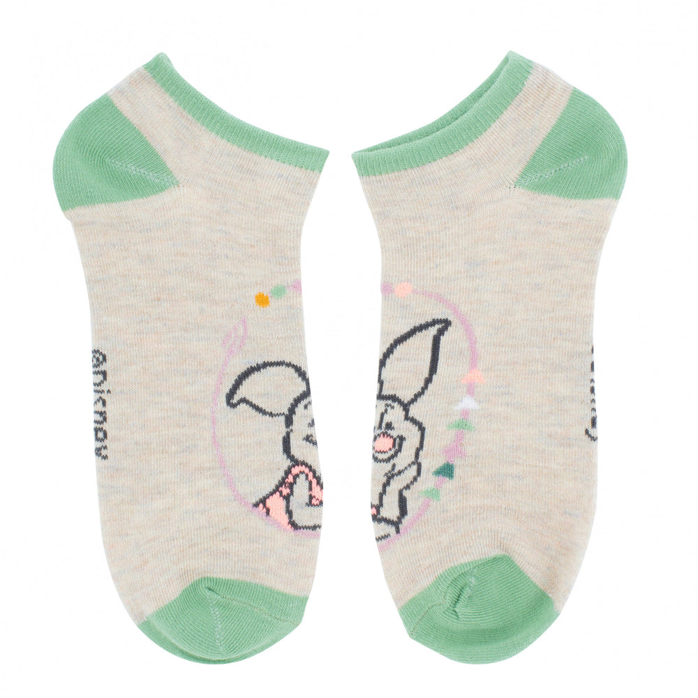 Winnie the Pooh Pastel Womens Ankle Socks 6-Pair Pack Image 2