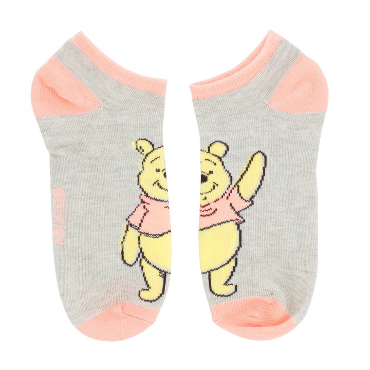 Winnie the Pooh Pastel Womens Ankle Socks 6-Pair Pack Image 3