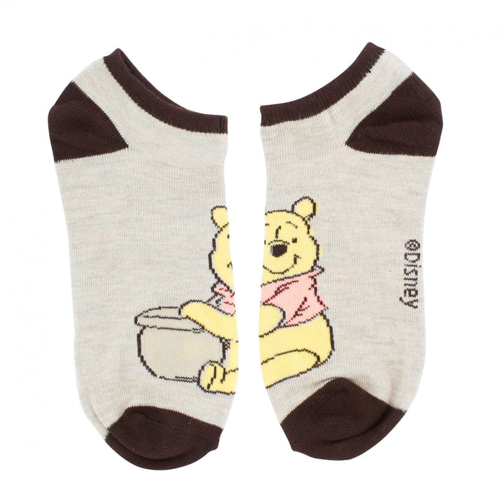 Winnie the Pooh Pastel Womens Ankle Socks 6-Pair Pack Image 4