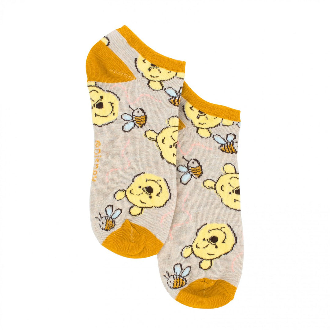 Winnie the Pooh Pastel Womens Ankle Socks 6-Pair Pack Image 4