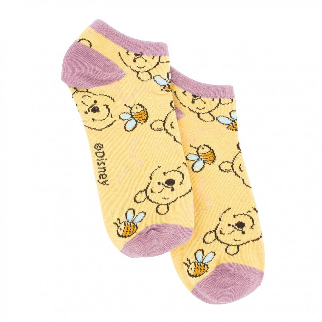 Winnie the Pooh Pastel Womens Ankle Socks 6-Pair Pack Image 6