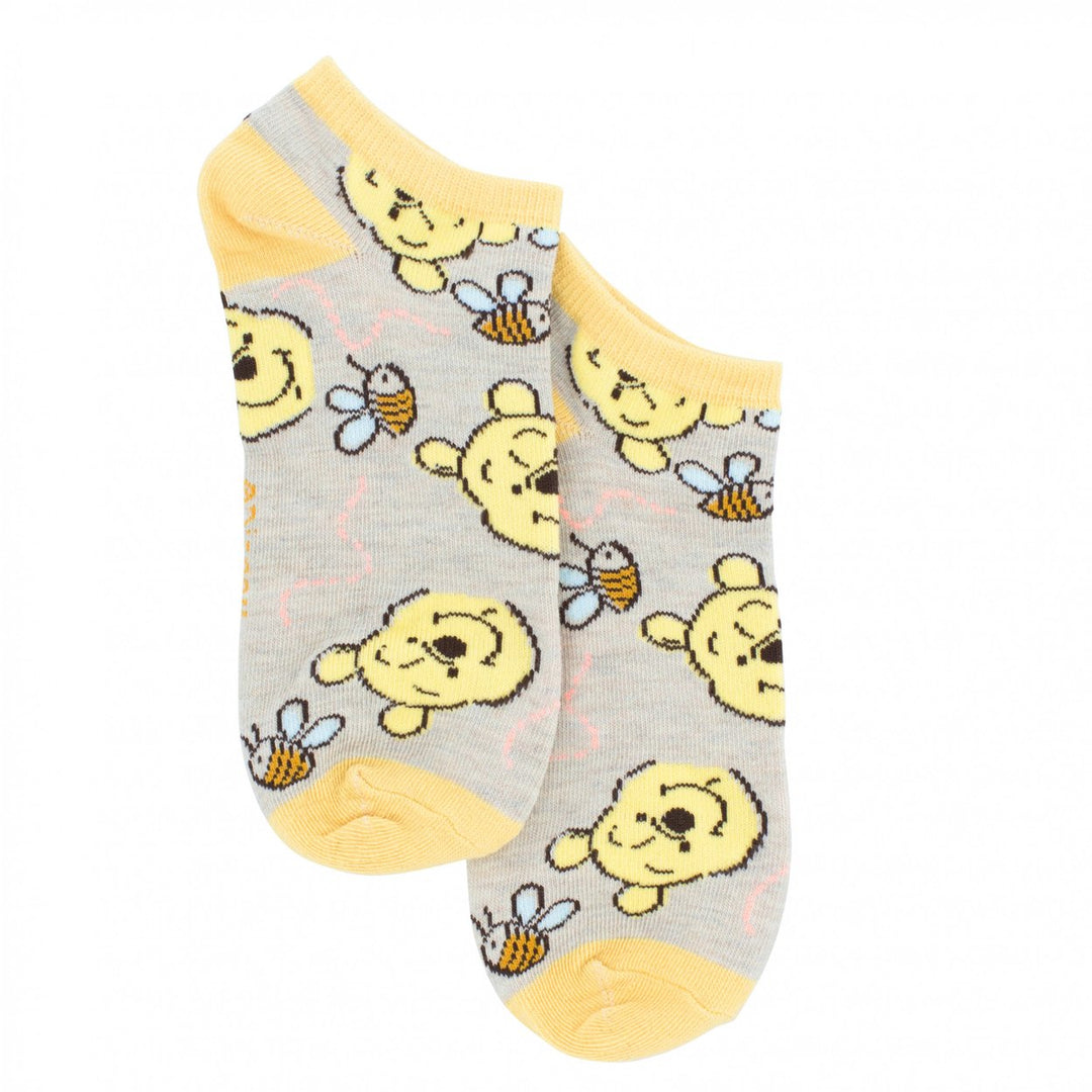 Winnie the Pooh Pastel Womens Ankle Socks 6-Pair Pack Image 7