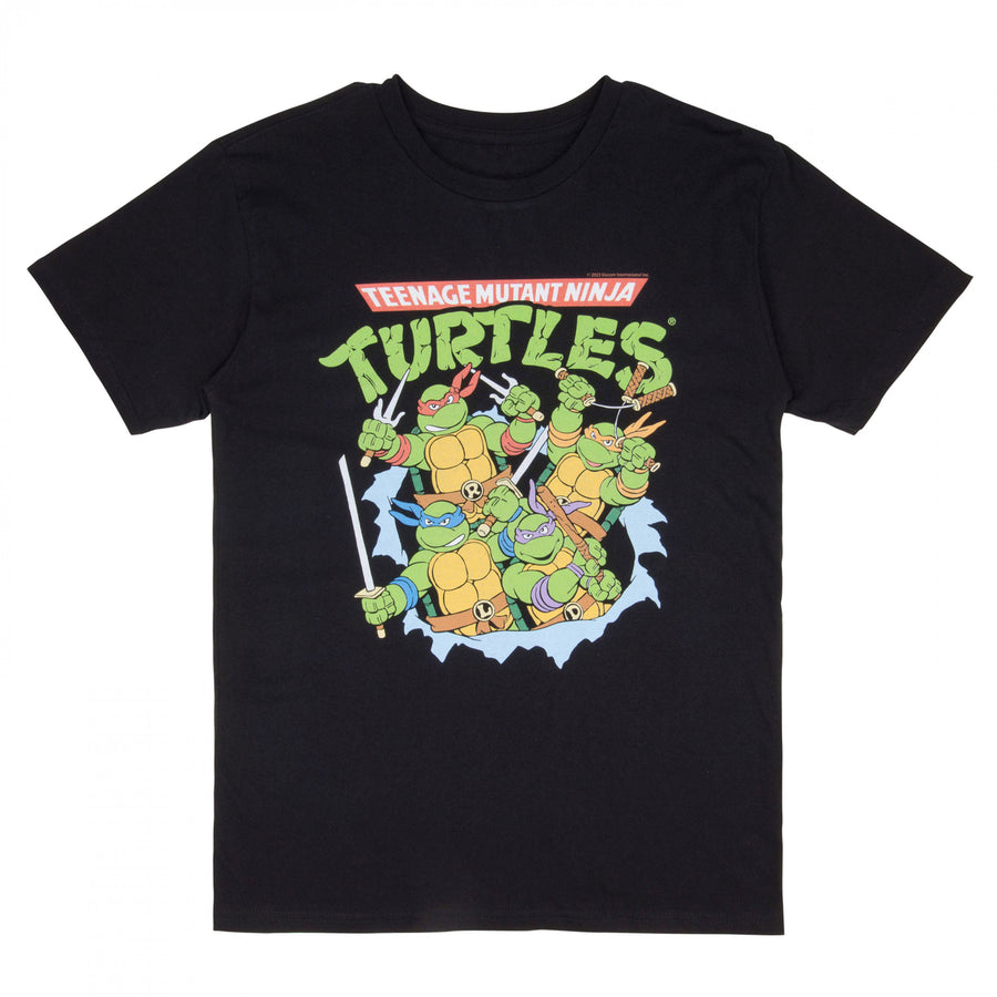 Teenage Mutant Ninja Turtles Heroes in a Half Shelf T-Shirt Image 1