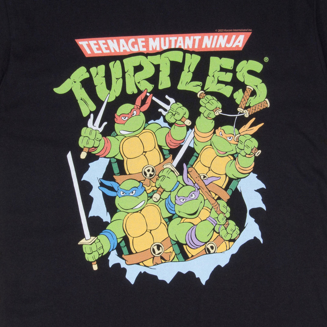 Teenage Mutant Ninja Turtles Heroes in a Half Shelf T-Shirt Image 2