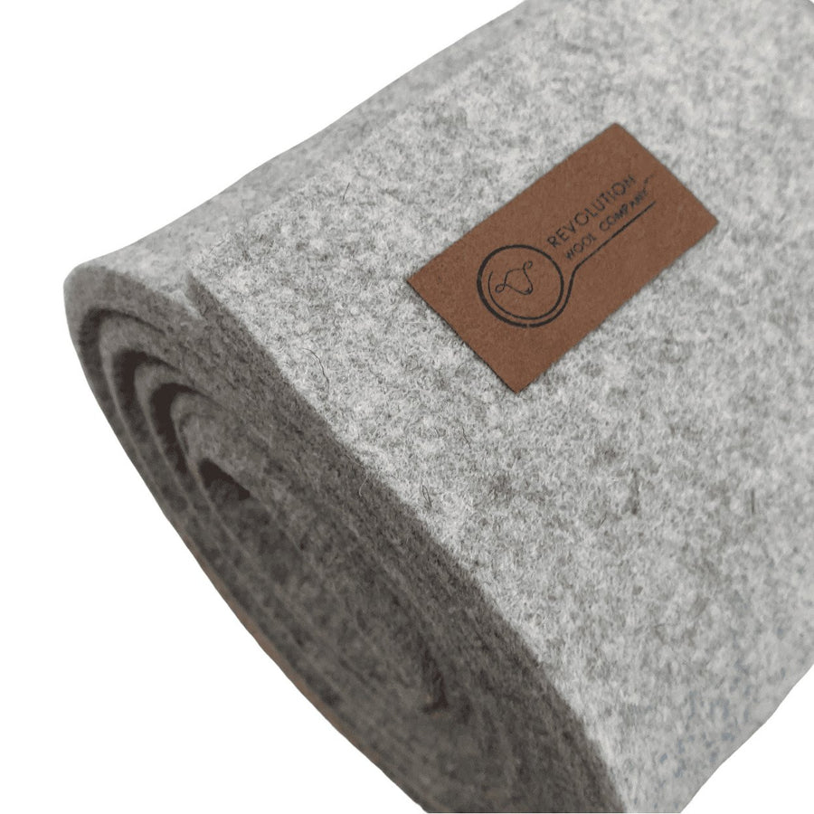 Pure Wool Felt Yoga Mat Canadian Wool Image 1