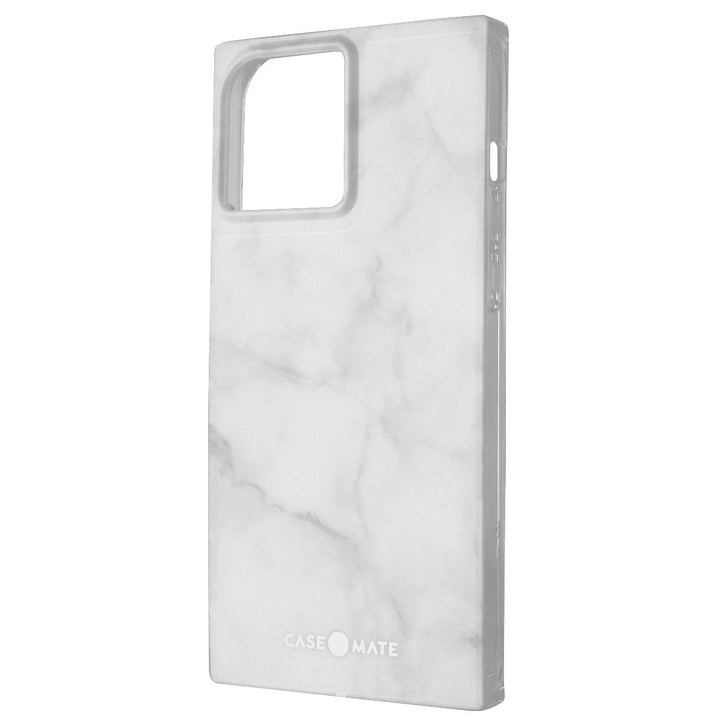 Case-Mate BLOX Series for Apple iPhone 13 Pro Max - White Marble Image 1