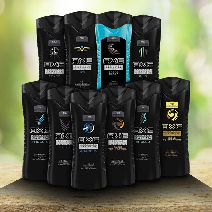 10-Pack: Axe Shower Gel/Body Wash 8.45 oz - Assorted Scents Image 1