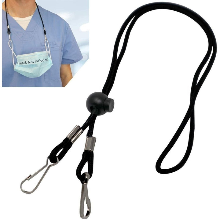 10-Pack: Adjustable Face Mask Neck Lanyard Image 4