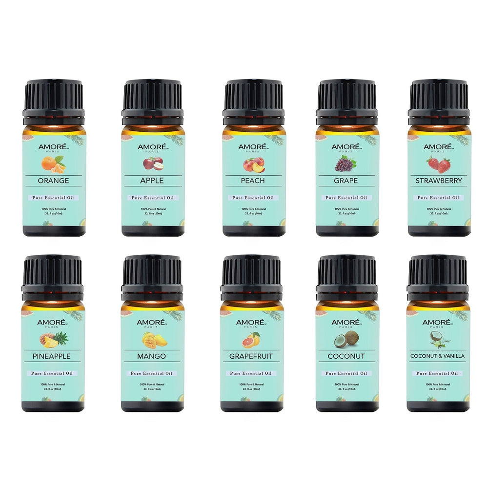 10-Pack: Fruity Fragrance Premium Aromatherapy Diffuser Oils Set For Candle and Soap Making Image 2