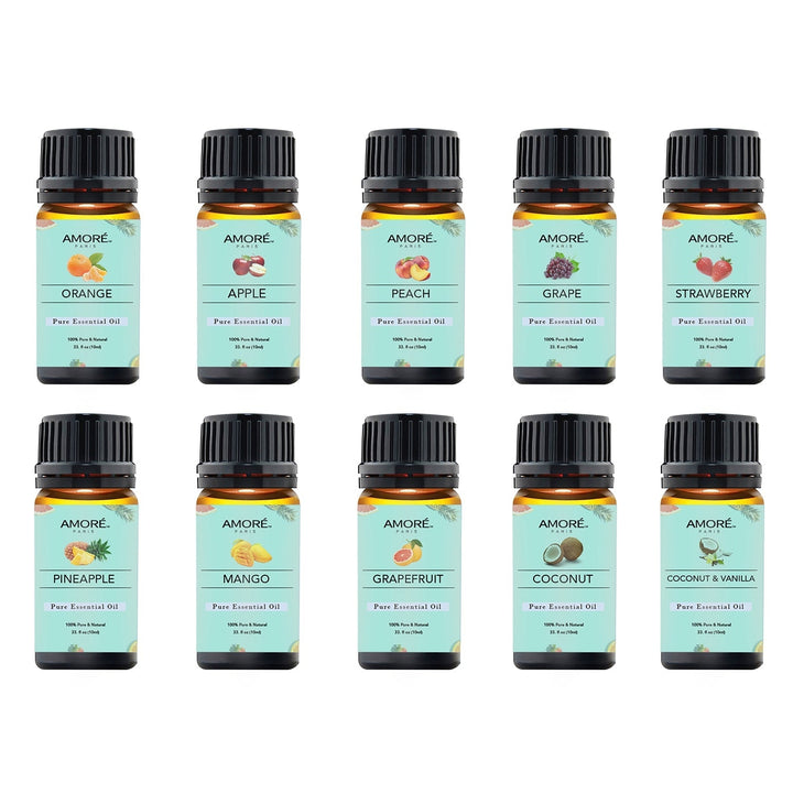 10-Pack: Fruity Fragrance Premium Aromatherapy Diffuser Oils Set For Candle and Soap Making Image 2