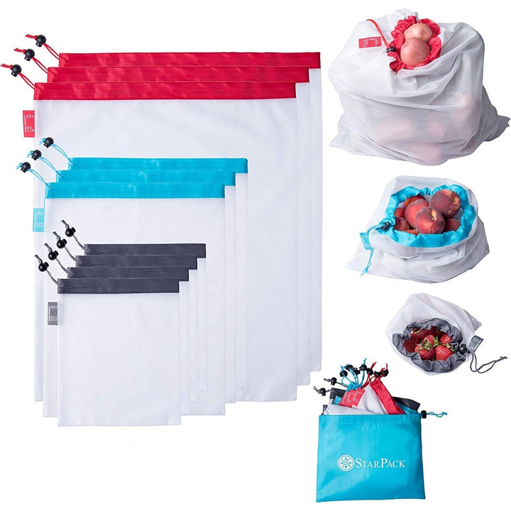 10-Pack: StarPack Reusable Produce Bags Image 1