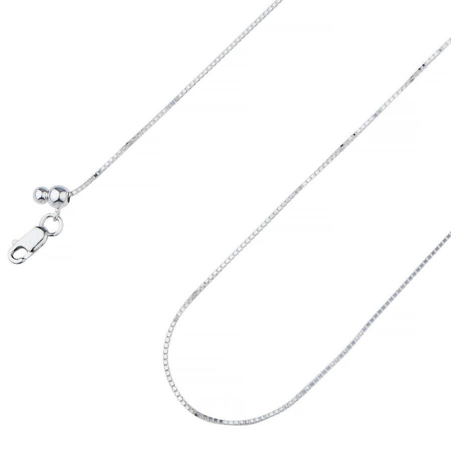 .925 Sterling Silver Box Chain 1.00mm Image 1