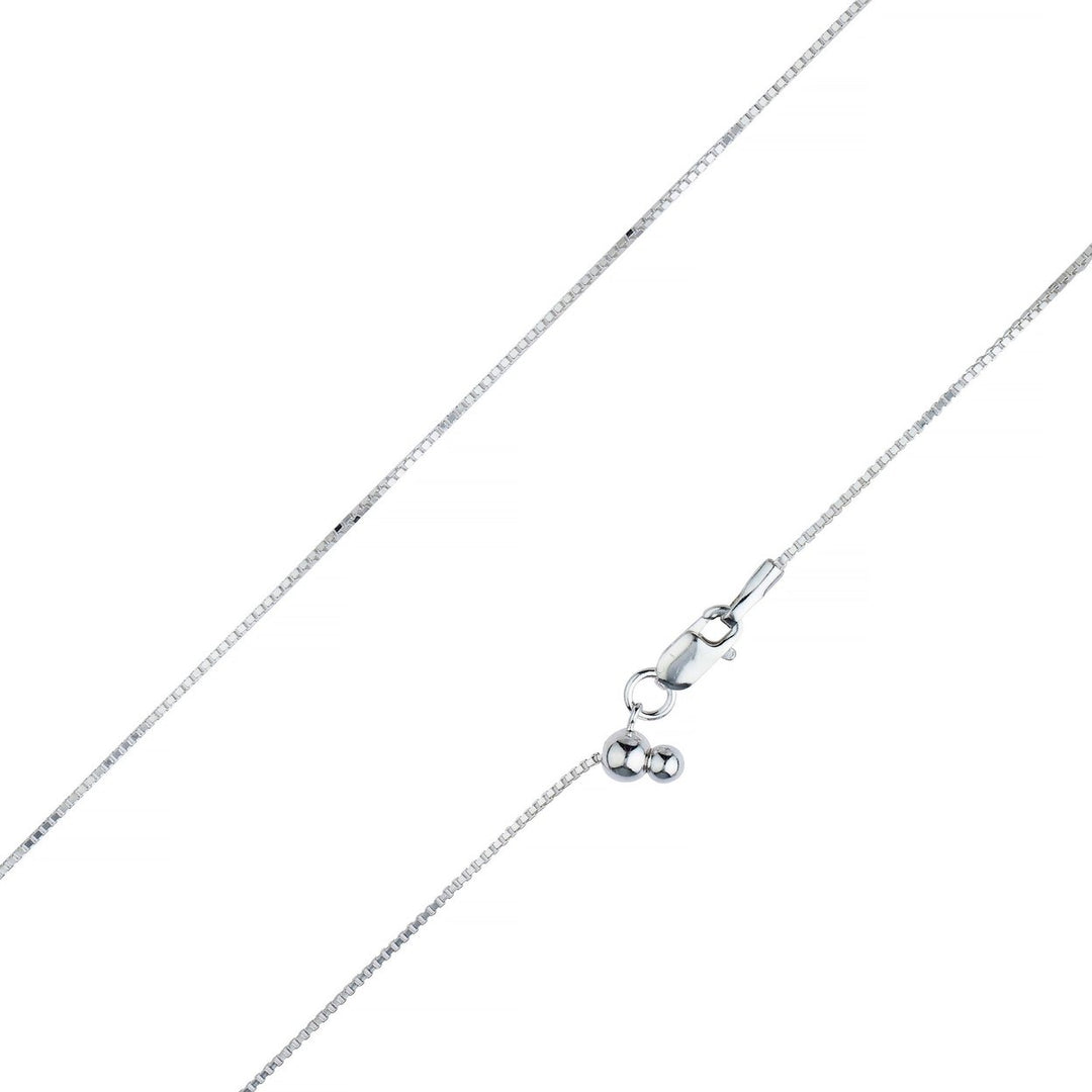 .925 Sterling Silver Box Chain 1.00mm Image 2