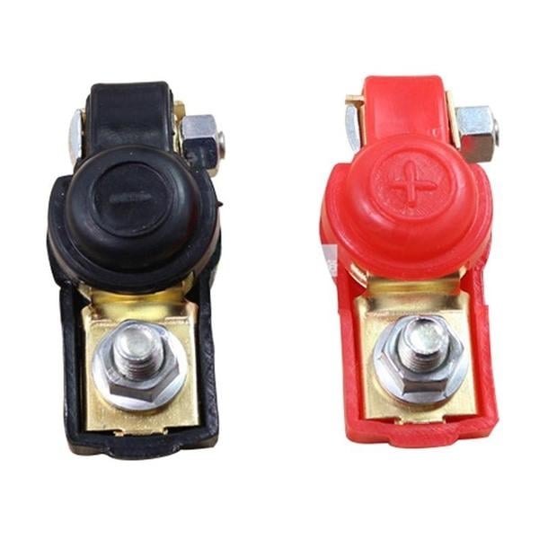 1-Pair: Adjustable Battery Terminal Clamp Clips Image 1