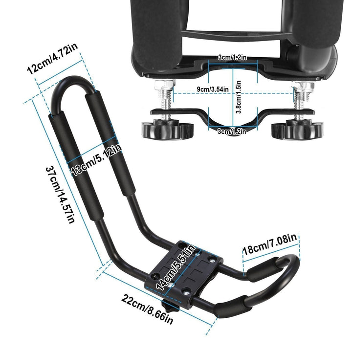 1-Pair: Universal J-Bar Kayak Carrier Image 4