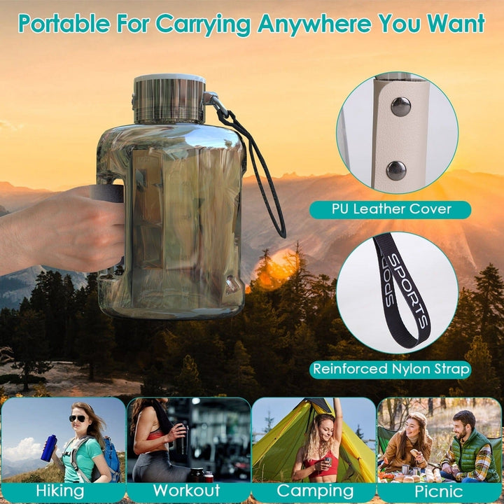 1.5L Large Capacity Portable Rechargeable Hydrogen Water Bottle 6 Min. Quick Electrolysis Image 11