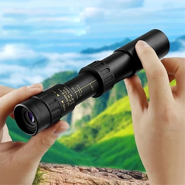 10-300X40 Monocular Telescope Long Range Mini with Zoom Magnification Image 1