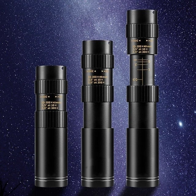 10-300X40 Monocular Telescope Long Range Mini with Zoom Magnification Image 6