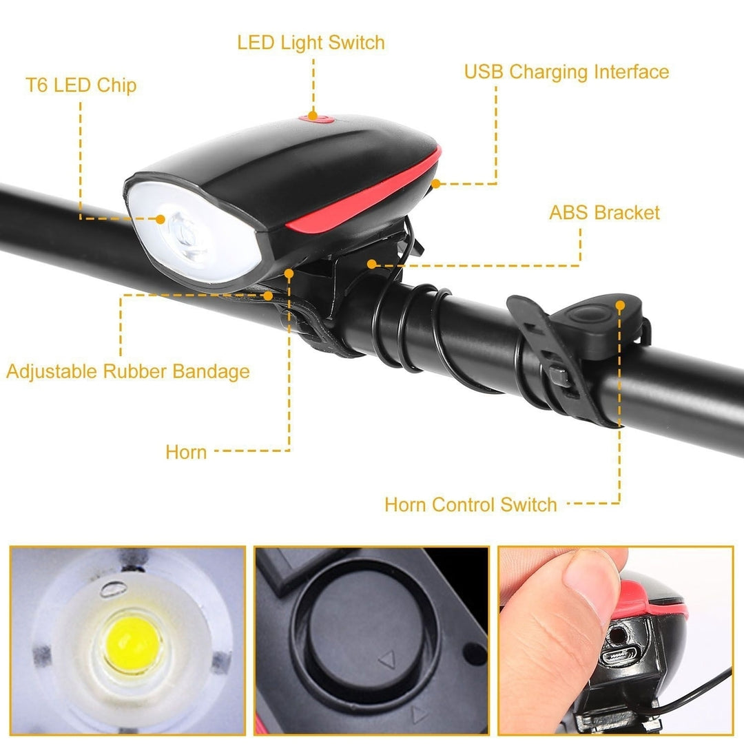 10000LM Bike Headlight USB Rechargeable Image 6