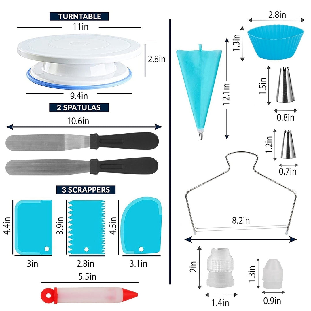 108-Piece: Cake Decorating Supplies Kit Image 6