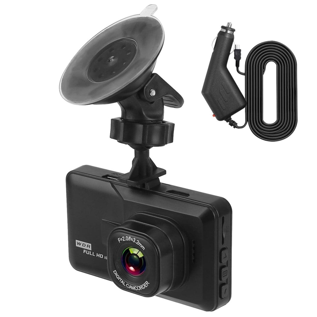 1080P Car DVR 3" Camera Dash Cam with 100 Angle Loop Recording Motion Detection Image 2