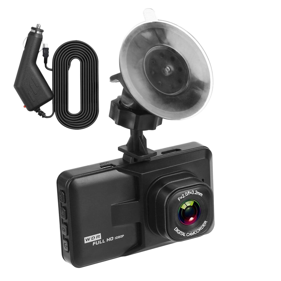 1080P Car DVR 3" Camera Dash Cam with 100 Angle Loop Recording Motion Detection Image 3