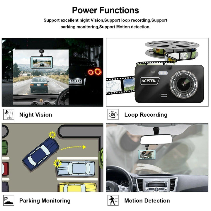 1080p Car Dashboard DVR Camera Video Recorder Image 6