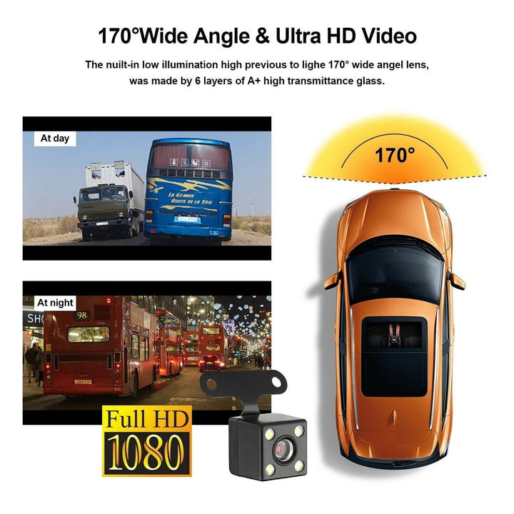 1080p Car Dashboard DVR Camera Video Recorder Image 7