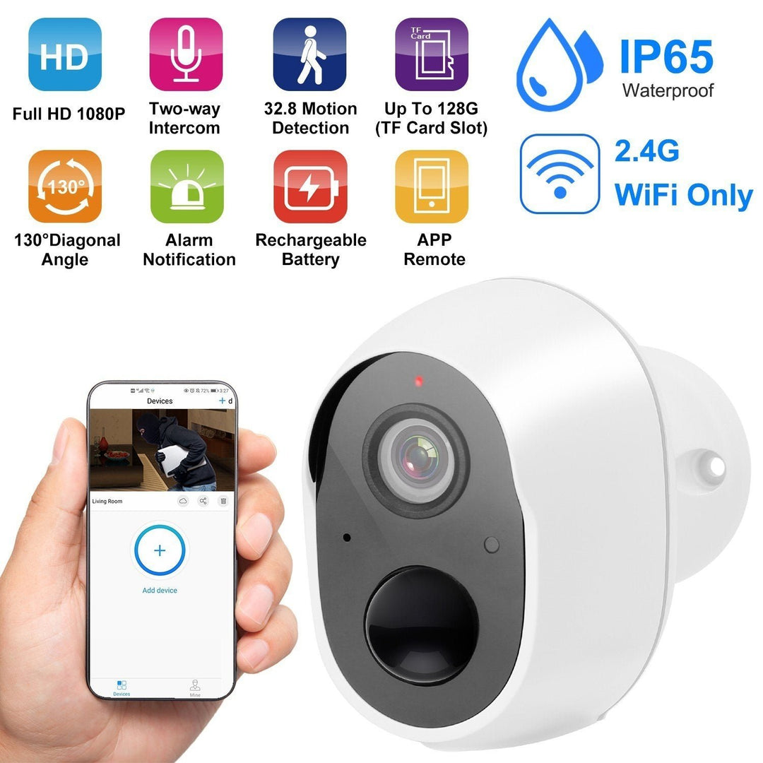 1080P FHD WiFi IP Two-Way Audio Security Surveillance Camera Image 4