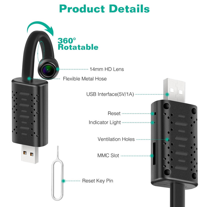 1080P HD Mini USB IP Camera Motion Detection Image 4