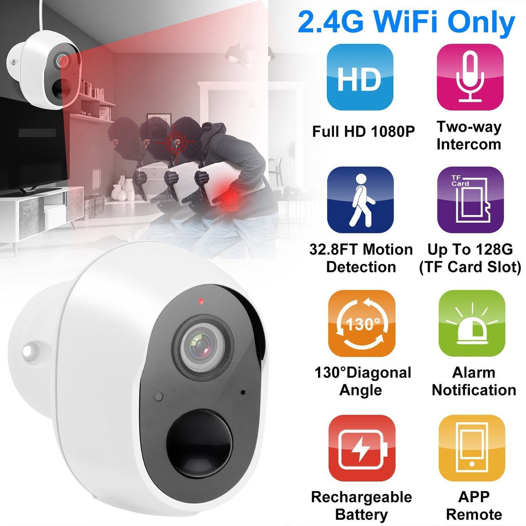 1080P FHD WiFi IP Two-Way Audio Security Surveillance Camera Image 7