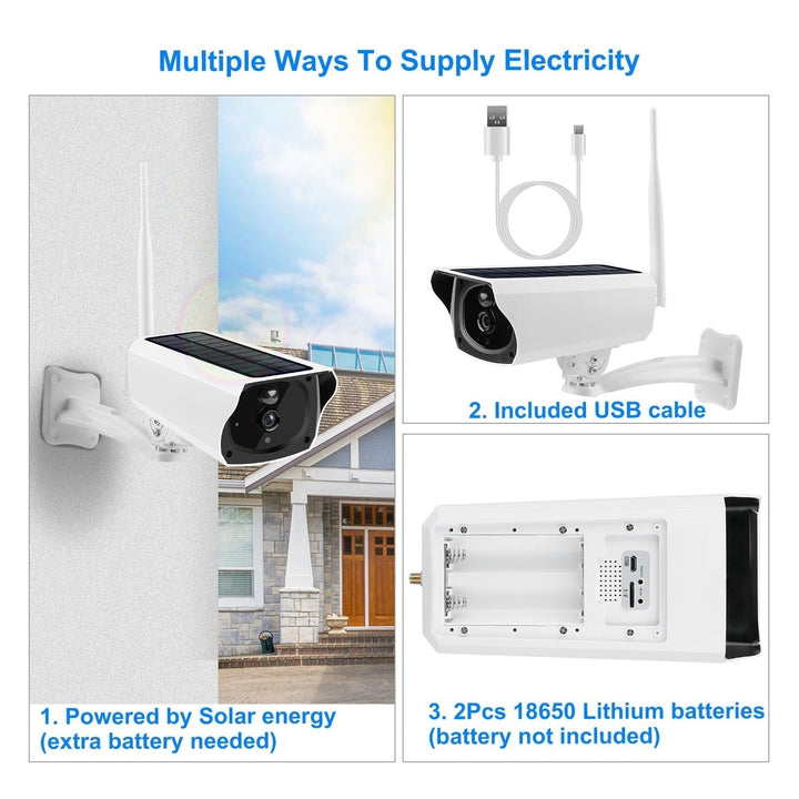 1080P Solar Powered Wifi IP Camera Image 12