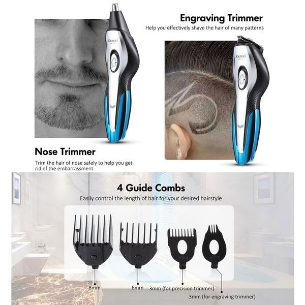 11-in-1 Professional Fast Charging Hair Clipper Haircut Shaver Wireless Image 2