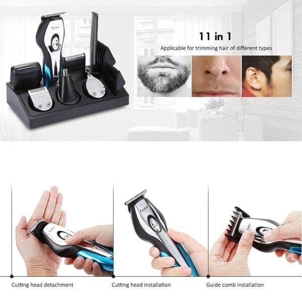 11-in-1 Professional Fast Charging Hair Clipper Haircut Shaver Wireless Image 3