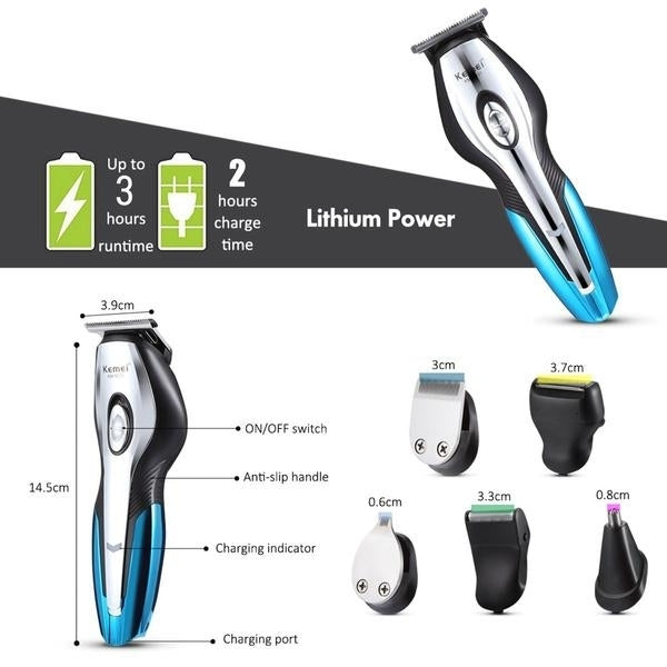 11-in-1 Professional Fast Charging Hair Clipper Haircut Shaver Wireless Image 4