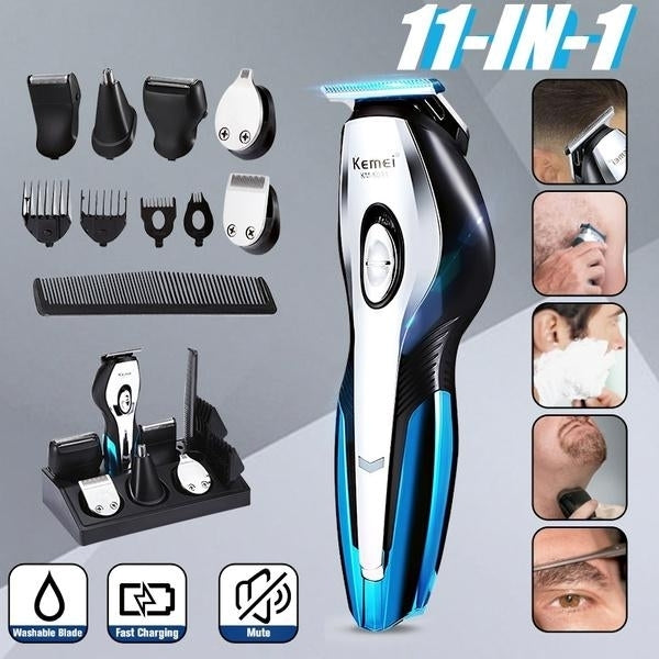 11-in-1 Professional Fast Charging Hair Clipper Haircut Shaver Wireless Image 8