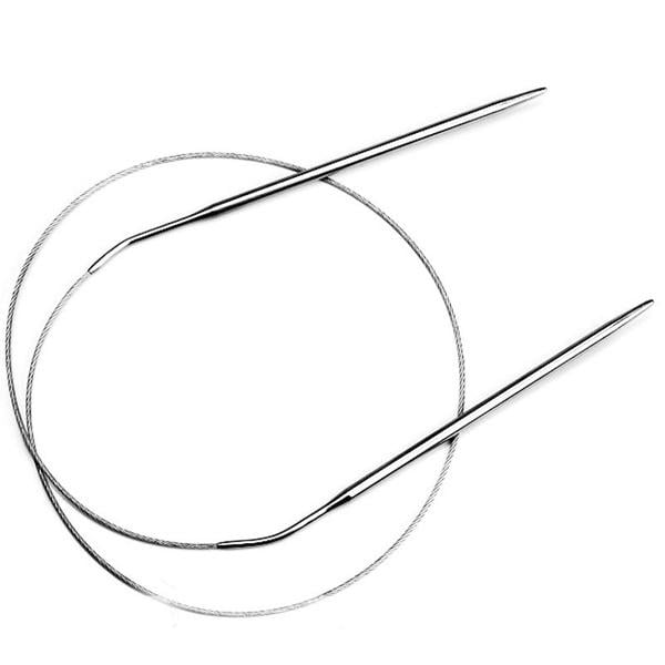 11-Pack: Stainless Steel Circular Knitting Needles Circular Knitting Pins Image 2