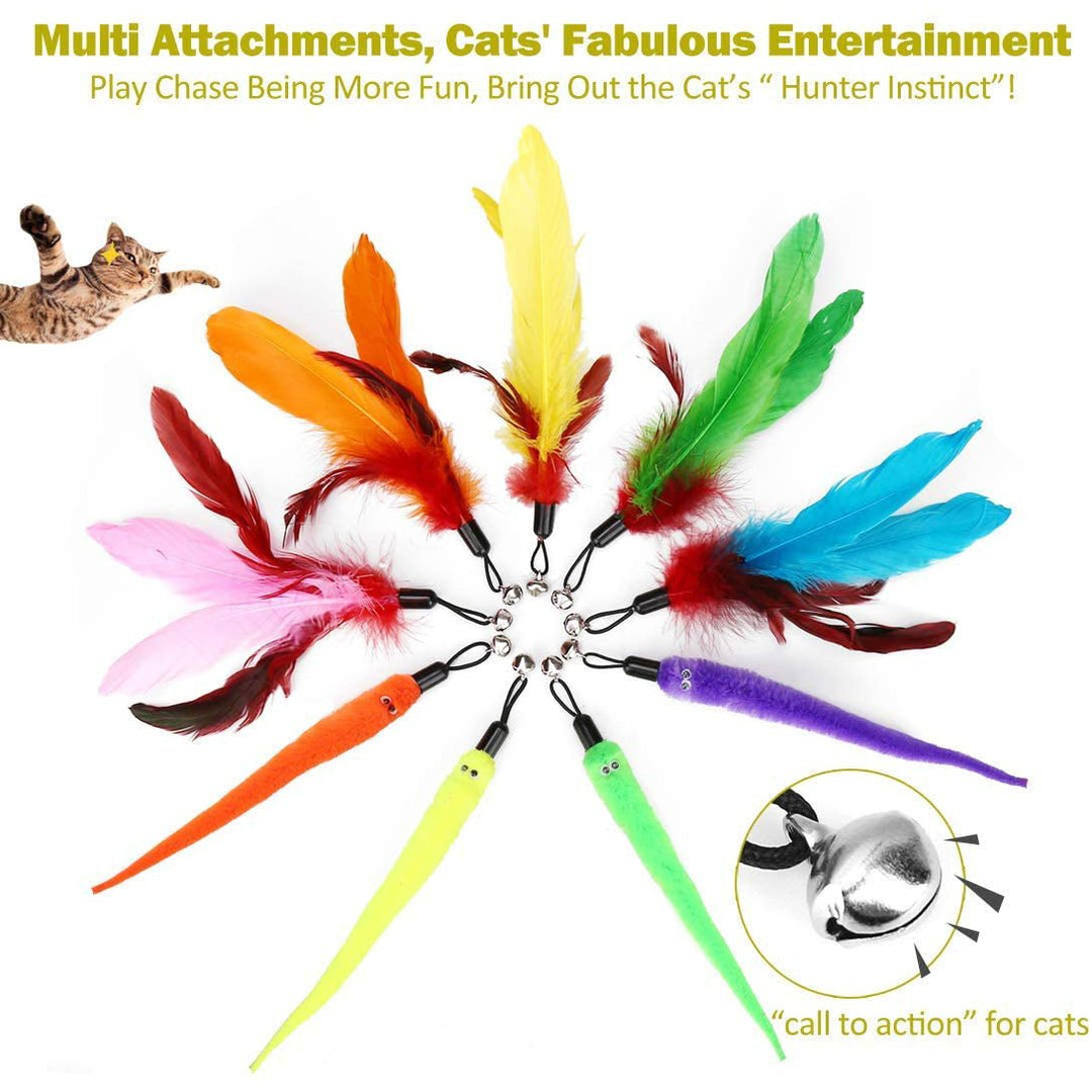 11-Pack: Interactive Cat Toy Wand Image 4