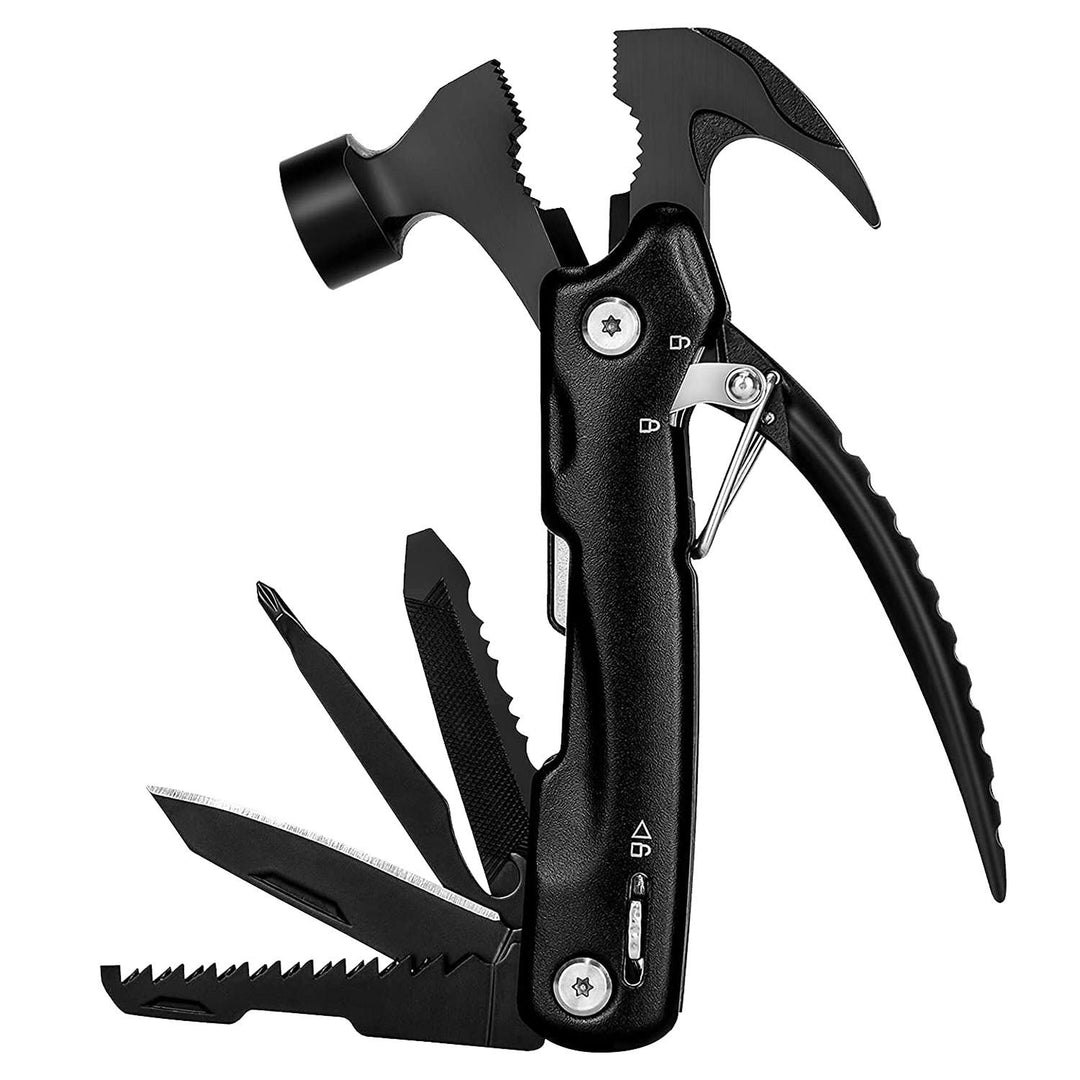 12-in-1 Stainless Steel Portable Hammer Multitool Image 11