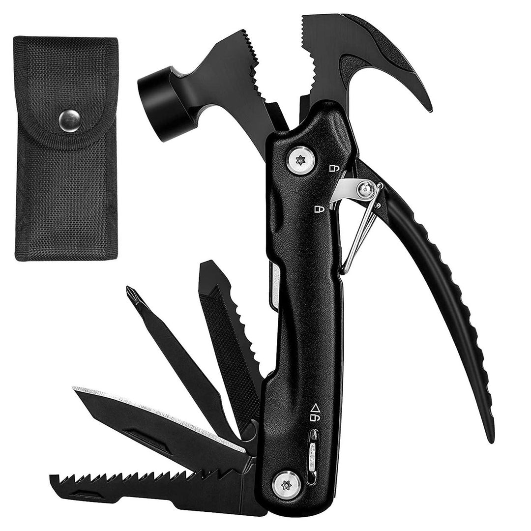 12-in-1 Stainless Steel Portable Hammer Multitool Image 12